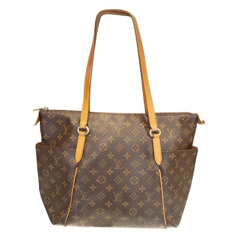 LOUIS VUITTON Totally MM Monogram Canvas Shoulder Bag Brown