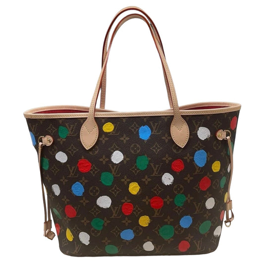 NWT Louis Vuitton Yayoi Kusama collab LV x YK Neverfull MM Tote Full Set