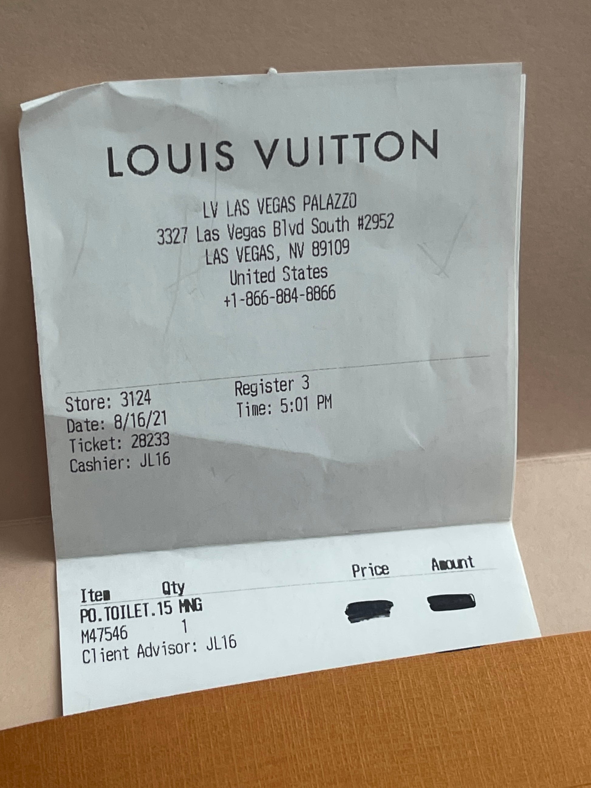 Louis Vuitton Monogram Poche Toilette 15 Pouch M47546 LV Auth