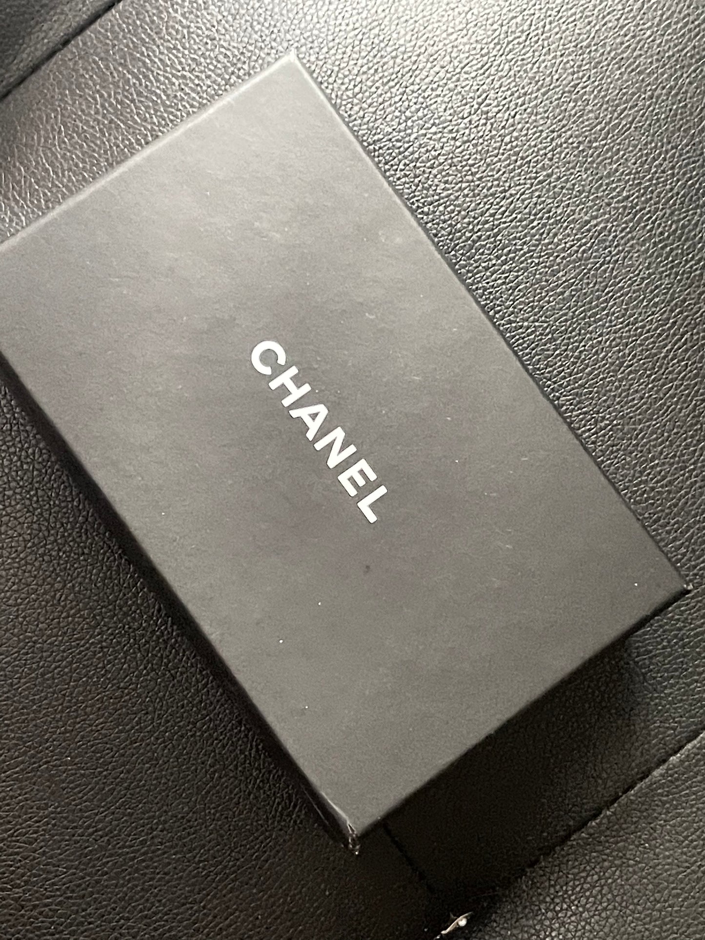 Chanel Silver Card Holder