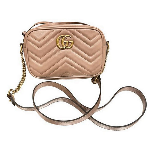 Marmont Mini Beige Cross Body Bag