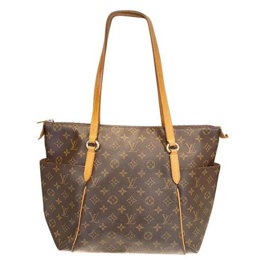 Totally Monogram Mm Brown Canvas Shoulder Bag