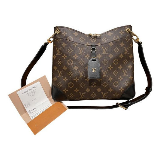 Odeon Nm Monogram Mm Brown Canvas Cross Body Bag