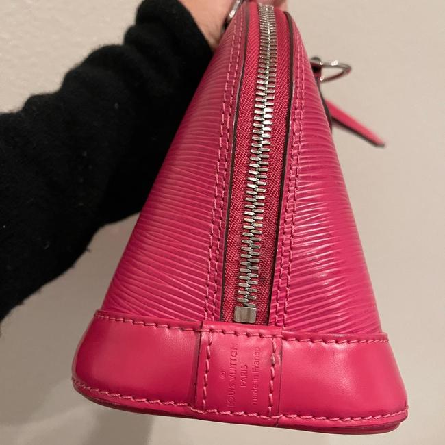 Alma Epileather Bb Pink Leather Cross Body Bag