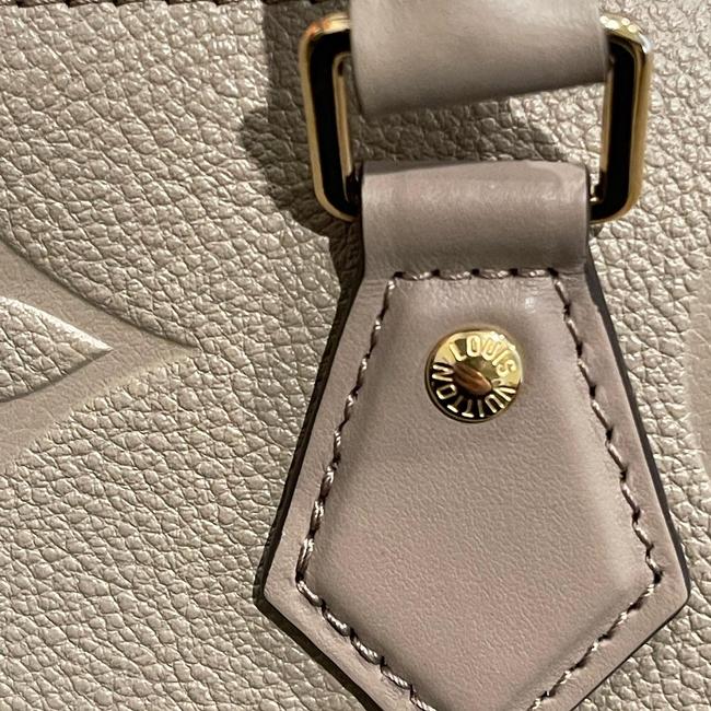 Louis Vuitton Speedy Bandouliere Grey Empreinte Leather 25