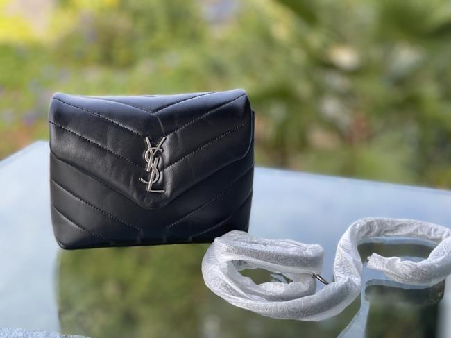 Toy Black Leather Cross Body Bag